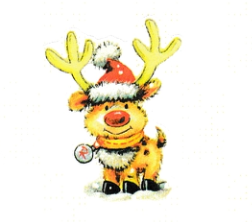 Rentier Weinachtsmann Logo